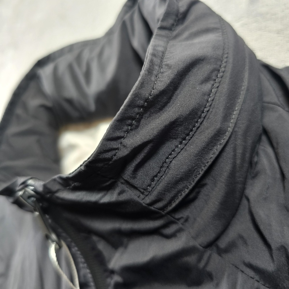 Alwrld Black Biodegradable Vest Full Zip Hooded Sleeveless Puffer Jacket Mens M - Picture 11 of 16